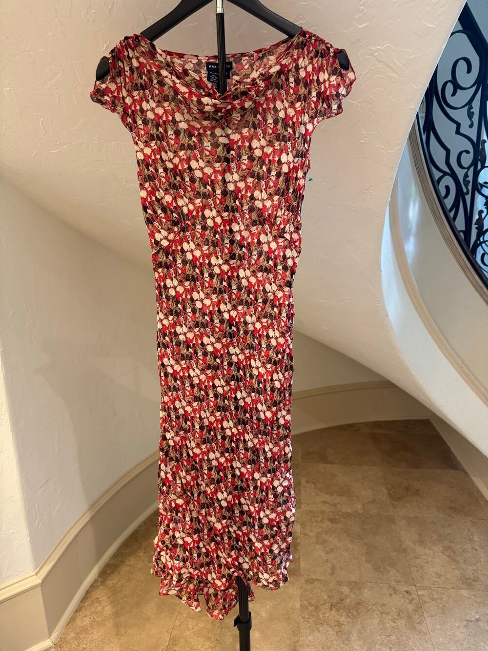 Max Edition 100% Silk Women’s Midi Dress